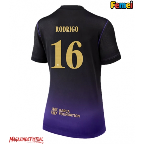 Barcelona Rodri Hernandez #16 Tricou Fotbal Replică 2026-27 Femei Deplasare Barcelona Rodri Hernandez #16 Tricou Fotbal Replică 2026-27 Femei Deplasare